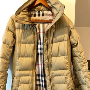 Authentic Burberry Brit Down Coat